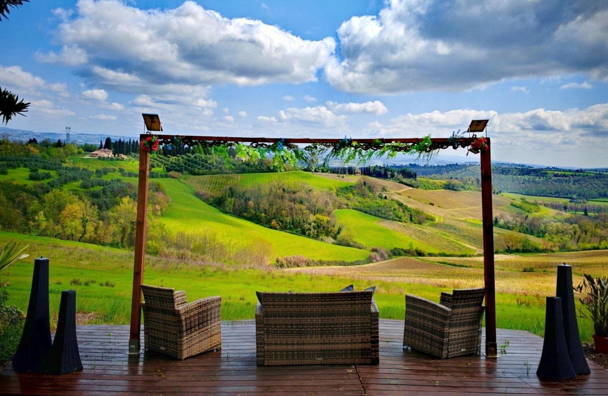 Il Leccio - Casa Toscana Il Fienile Gambassi Terme Extérieur photo