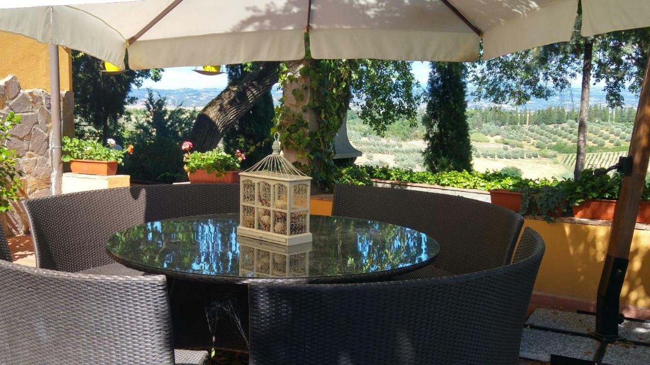 Il Leccio - Casa Toscana Il Fienile Gambassi Terme Extérieur photo